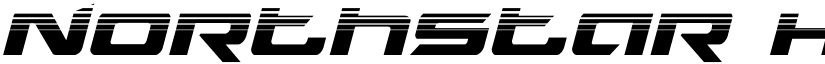 Northstar Halftone Italic Italic font