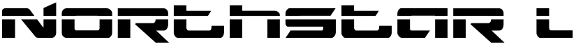 Northstar Laser Regular font