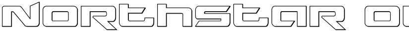 Northstar Outline Outline font