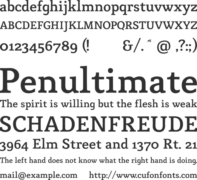 Mido font preview