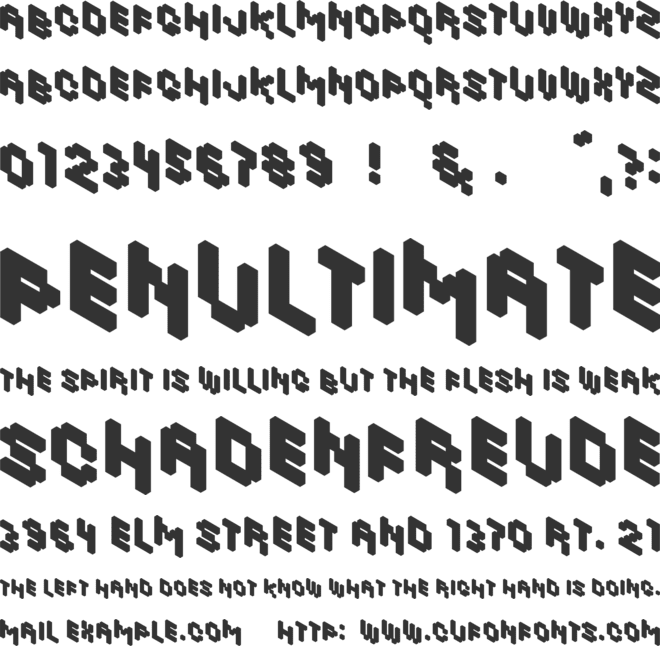 Khalijaka font preview