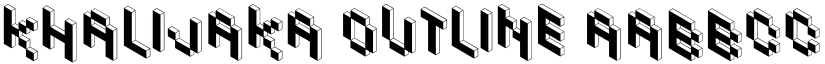 Khalijaka Outline font