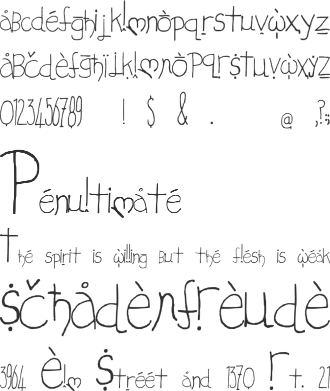 The Crown Is Mine _ Fine font preview