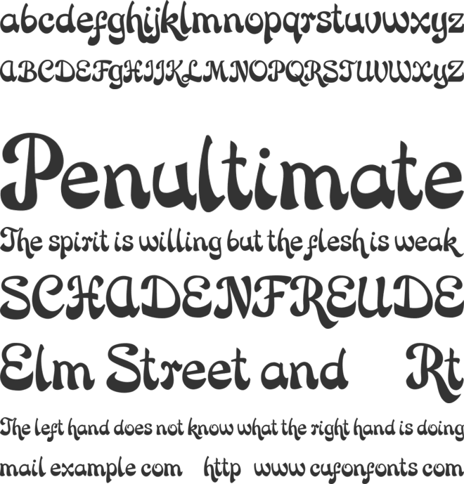 Rose Katrinah font preview