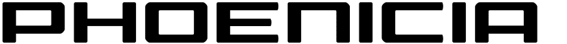 Phoenicia Regular font