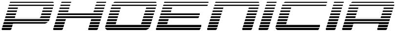 Phoenicia Gradient Italic Italic font