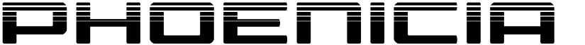Phoenicia Halftone Regular font