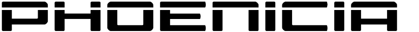 Phoenicia Laser Regular font