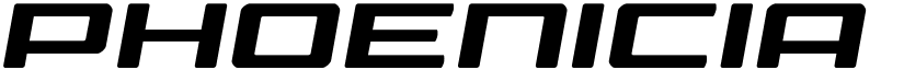 Phoenicia Semi-Italic Semi-Italic font