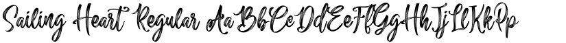 Sailing Heart Regular font