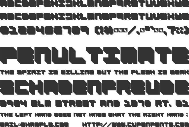 FD Necromancer font preview