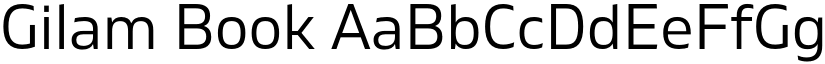 Gilam Book font