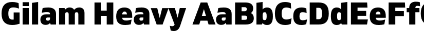 Gilam Heavy font