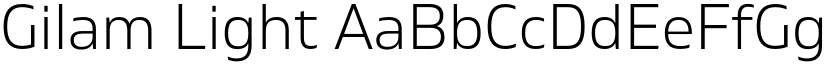 Gilam Light font