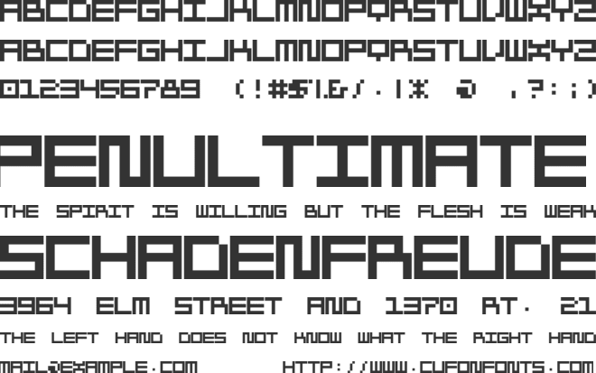 Morohashi font preview