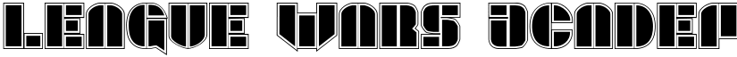 League Wars Academy Regular font