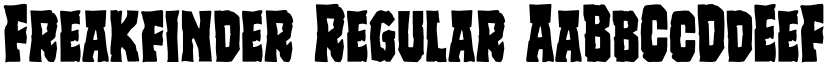 Freakfinder Regular font