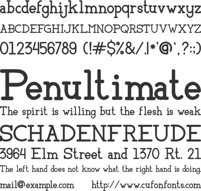 Flooper font preview