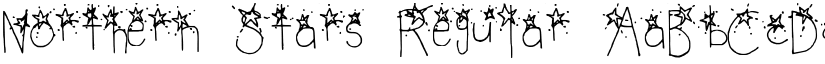 Northern Stars Regular font