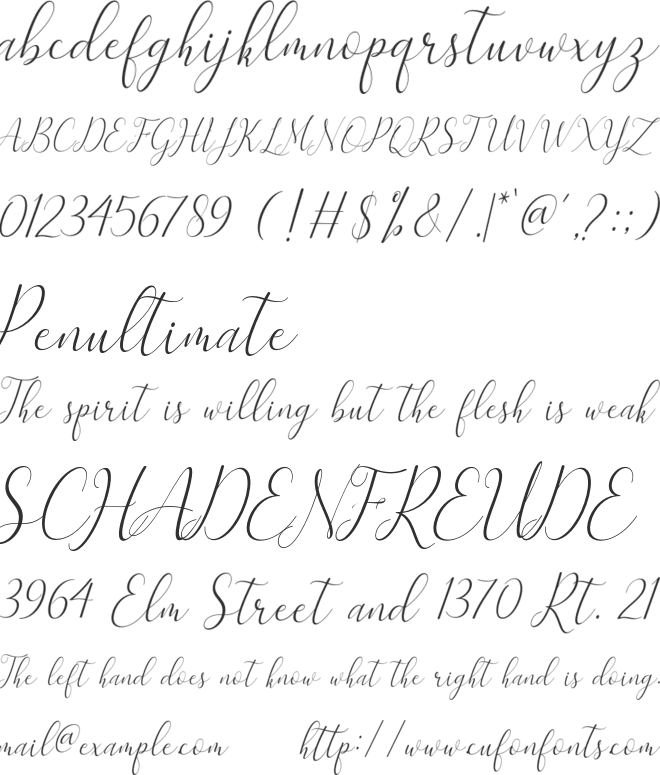 lieselotte  personal use font preview