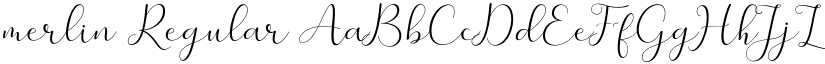 merlin Regular font