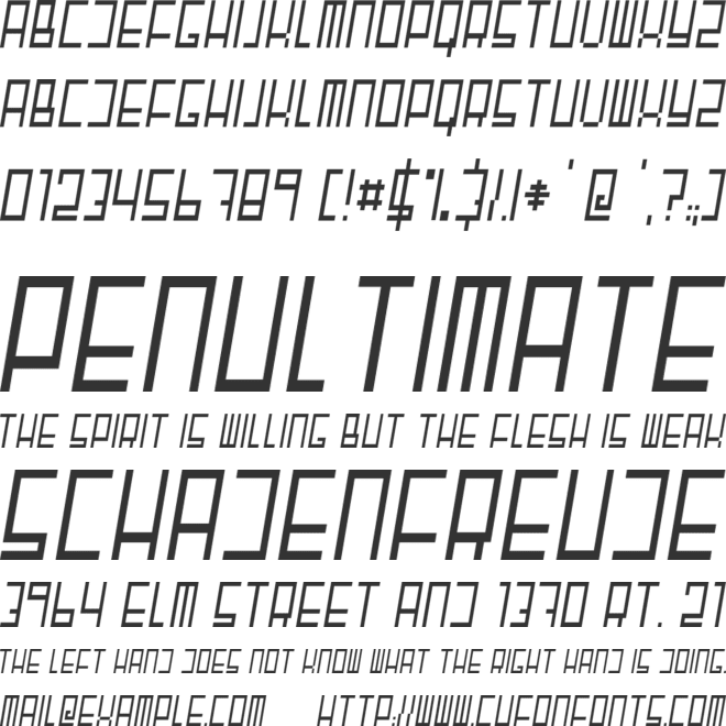 Fair N Square font preview