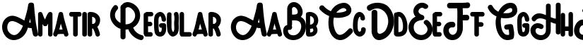 Amatir Regular font