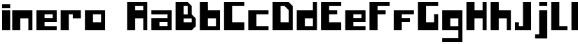 inero font
