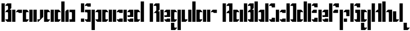 Bravado Spaced Regular font