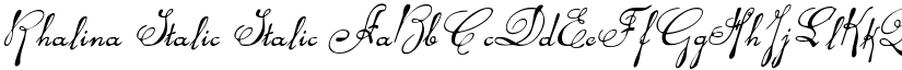 Rhalina Italic Italic font