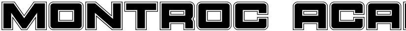 Montroc Academy Regular font