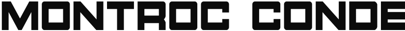 Montroc Condensed Condensed font