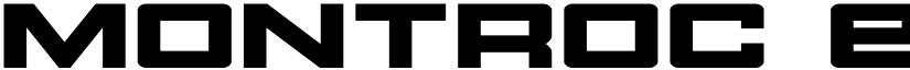 Montroc Expanded Expanded font
