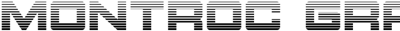Montroc Gradient Regular font