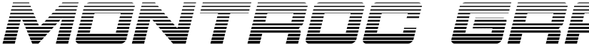 Montroc Gradient Italic Italic font