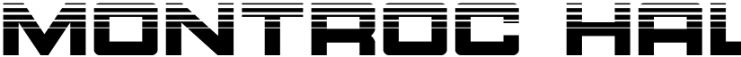 Montroc Halftone Regular font