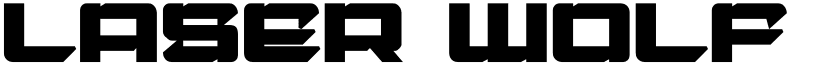 Laser Wolf Bold Bold font