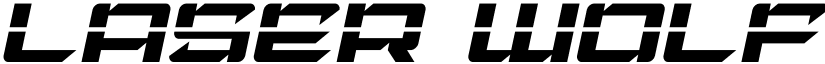 Laser Wolf Laser Italic Italic font