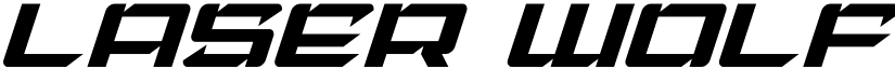 Laser Wolf Super-Italic Italic font
