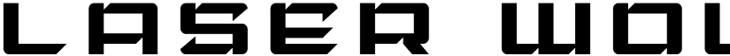 Laser Wolf Title Regular font
