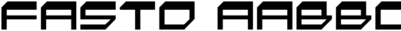 Fasto font