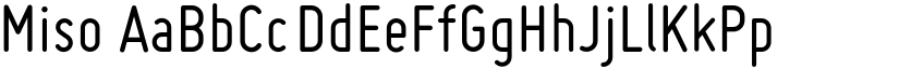 Miso font