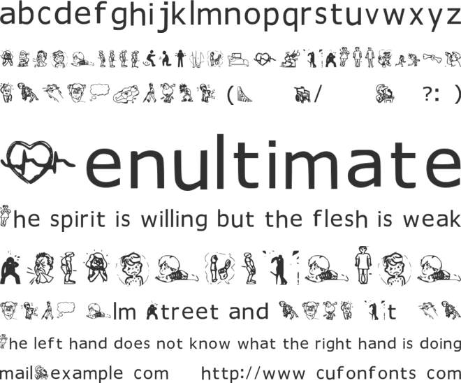 Clinicalmed font preview