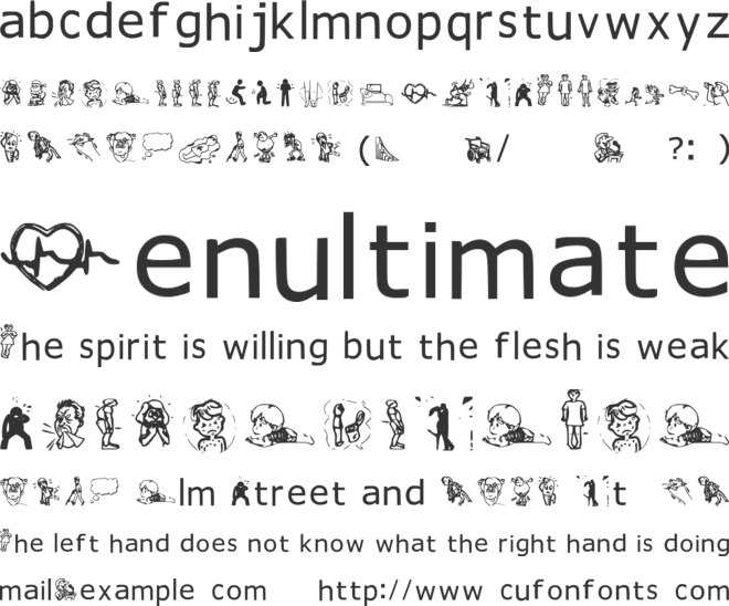 Clinicalmed font preview