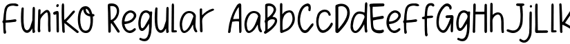 Funiko Regular font