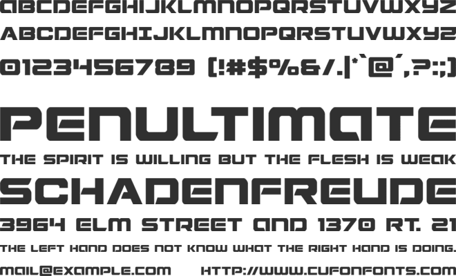 Starduster font preview