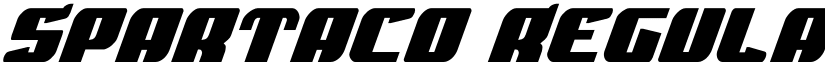 Spartaco Regular font