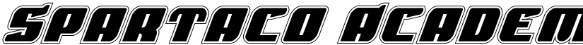 Spartaco Academy Regular font