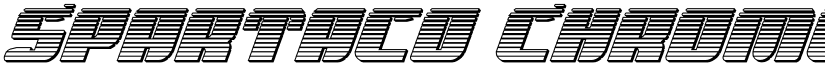 Spartaco Chrome Regular font
