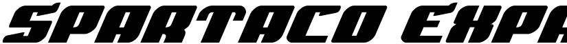 Spartaco Expanded Expanded font